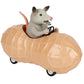 Archie McPhee Pull Back Toy Car - Mcphee Archie Possum, Model 12967, Cotton Material, Fun Collectible for Kids