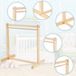Civaner 44 Pcs Doll Garment Rack With Wooden Clothes Hanger For 18 Inch Girl Doll Clothes Mini Hangers Wardrobe Furniture Access