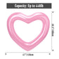Moko Inflatable Pool Floats For Adults, Clearance Bachelorette Party Decorations Heart Shaped Swim Ring Summer Swimming Tube Water Fun Beach Wedding Pool Toys Swimming Circle, Rose Gold