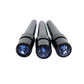 WE Games Black Metal Cribbage Pegs with Austrian Crystals - Set of 3 - Cobalt Blue