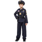 Spooktacular Creations Halloween Police Costume for Kids, Black, Medium (8-10 yrs), Polyester, Toddler RolePlay Outfit
