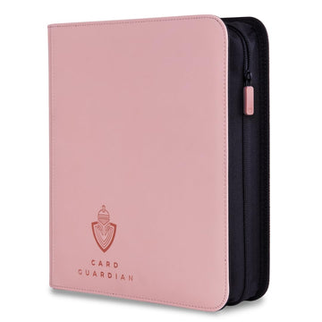 Card Guardian - Toploader 4 Pocket Premium Binder With Zipper For 160 Cards - Side Loaded Pockets - Compatible With Sports And T