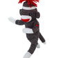 Plushland Adorable Sock Monkey 8 Inches Tall - Soft Realistic Plush Knitted Stuffed Animal Toy Gift - For Kids, Babies, Teens, Girls And Boys (New Brown)