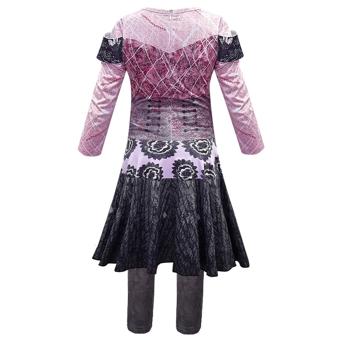 Mssmile Kid Girls Superhero Halloween Costumes Girls Bodysuit Halloween Costume Party Cosplay Outfit(130Cm(7-8T),Audrey)