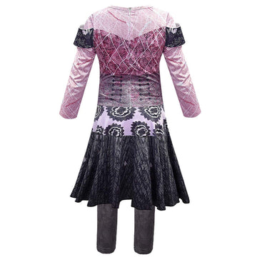 Mssmile Kid Girls Superhero Halloween Costumes Girls Bodysuit Halloween Costume Party Cosplay Outfit(130Cm(7-8T),Audrey)