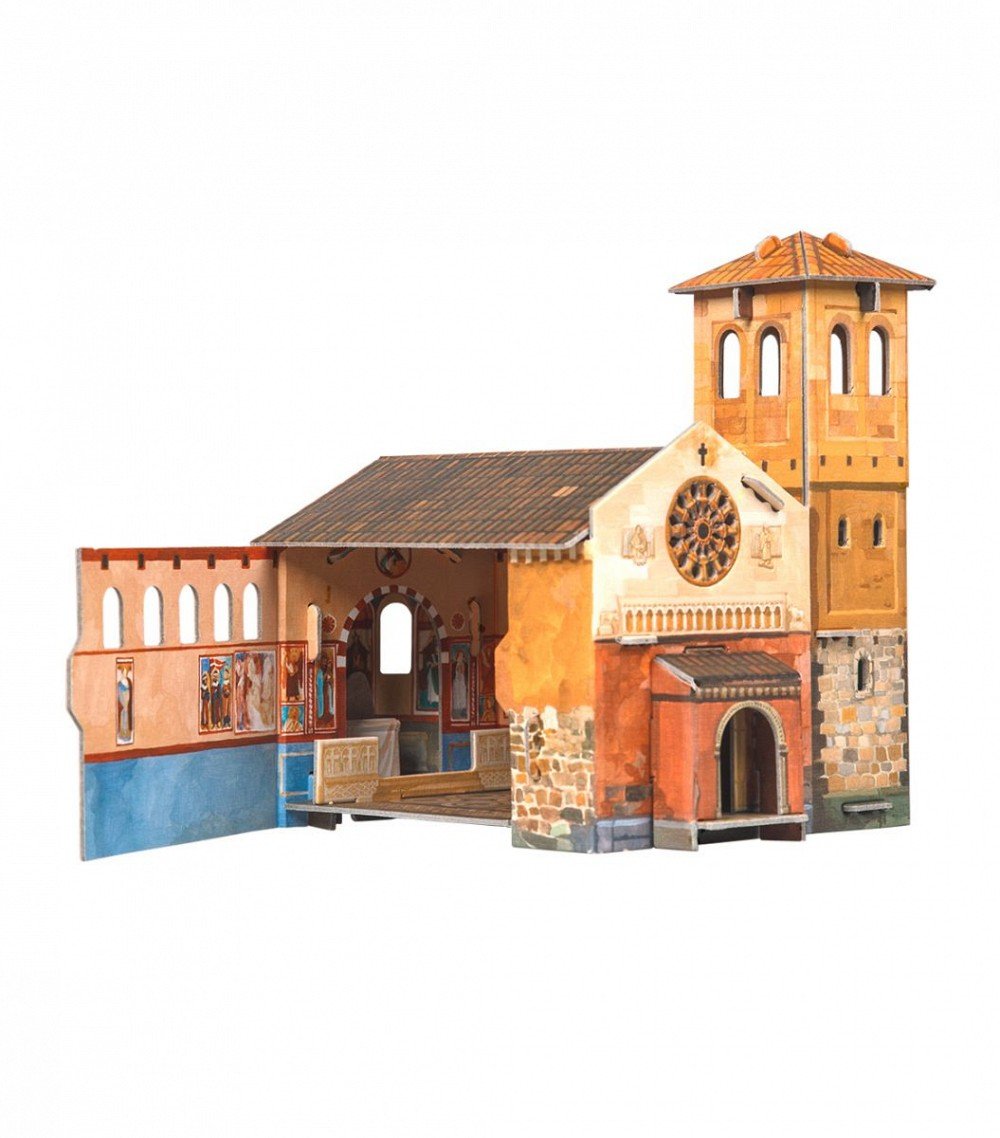 Clever Paper Chapel With Figures