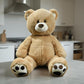 Anico 36 Tall (3 Foot) Big Plush Beige Bear  Stuffed Animal  Teddy Bear with Smiling Face. enhanced Stuffed Toy Teddy Bear  Perfect for Girlfriend  Kids  Valentine's Day  Christmas!