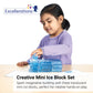 Excellerations Mini Ice Building Blocks For Kid- 36 Blocks With 5 Activity Cards, Stem, Stacking Bricks, Engineering Block Acces