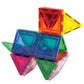 Magformers Tileblox Basic Rainbow 20 Pieces, Rainbow Colors, Magentic Geometric Shapes Building Stem Toy Set Ages 3+
