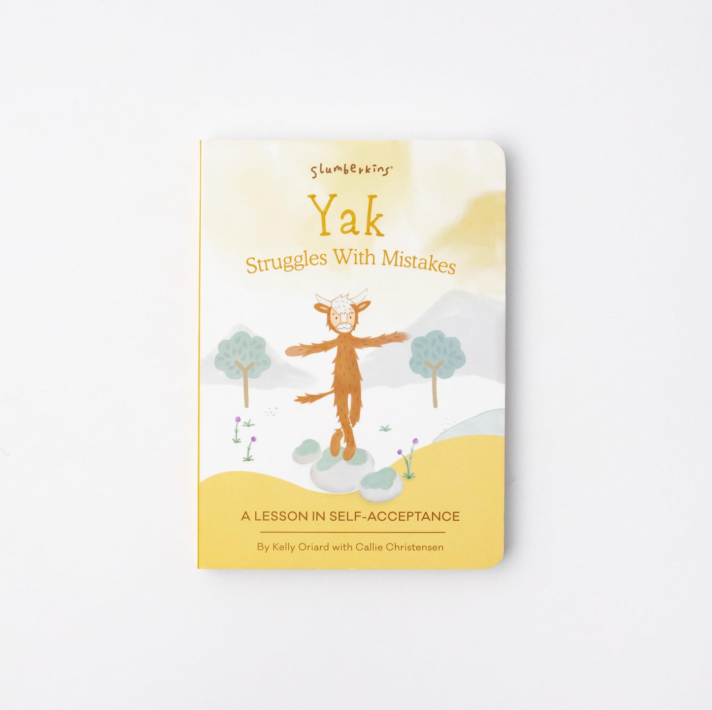 Slumberkins Yak Snuggler & 2 Board Books Complete Set Bundle | Promotes Self-Acceptance & Positive Self-Talk | Social Emotional Tools For Ages 0+ (Yak Snuggler Plush + 2 Board Books)