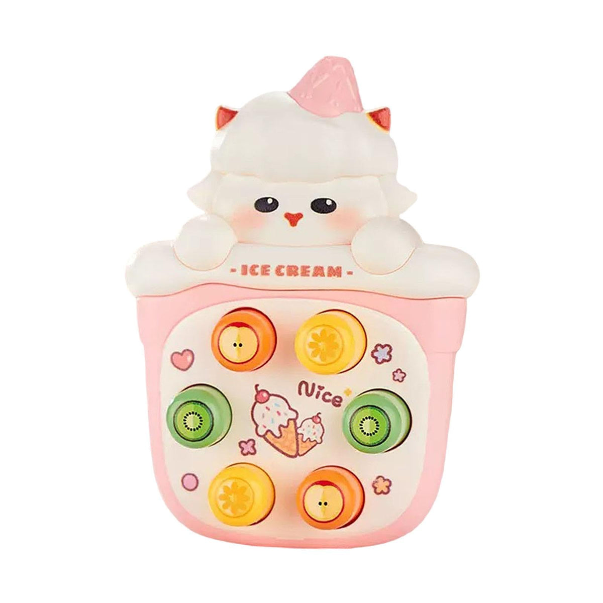 Calandis Cartoon Sensory Toy Lovely Developmental For Children Age 3 4 5 6 Years Gift Pinks Ice Cream | Developmental Baby Toys 