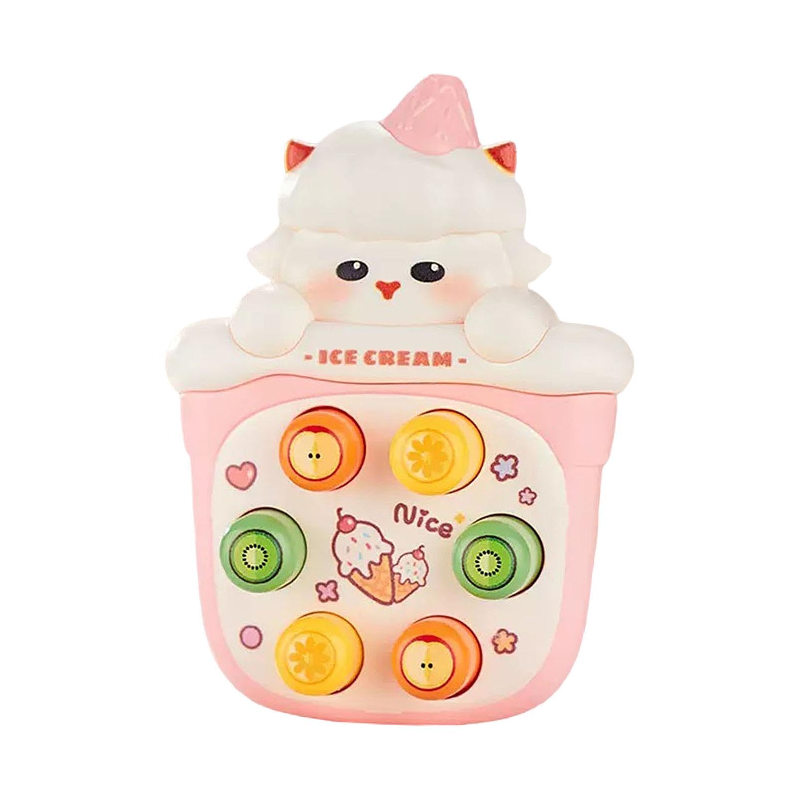 Calandis Cartoon Sensory Toy Lovely Developmental For Children Age 3 4 5 6 Years Gift Pinks Ice Cream | Developmental Baby Toys 