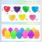 WODMAZ 28 Pack Slime Party Favors, Heart Shaped Slime Kit for Kids Valentine Exchange Gift, Stress Relief Fidget Toys, Goodie Ba