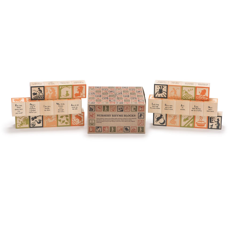 Uncle Goose Nursery Rhyme Blocks - Made In The Usa