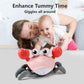 Control Future Baby Girl Toys Tummy Time: Pink Crawling Crab Babies Montessori Toy Learning 36 Months 3 Year Old Birthday Infant