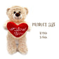 Yolinyoish Stuffed Teddy Bear Dolls With Heart Cute Animal Plush Toy For Girlfriend Mom Anniversary Valentines Birthdays Gifts 1