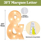 3Ft Marquee Light Up Letters, Large Marquee Letters & For Party Decorations, Big Baby Letters For Baby Shower Birthday Party Dec