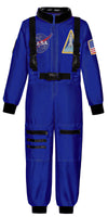 Costumerry Astronaut Costume For Kids Nasa Space Pilot Toddler Boys Birthday Halloween Costumes (Blue, 8-10 Years)