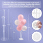 Voircoloria 6 Sets Balloon Stand Kits, Balloon Sticks With Base For Table Centerpieces Graduation Birthday Baby Shower Gender Re