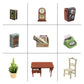 Cuteroom Diy Doll Room Miniature Furniture Wooden House Kit - Wooden Dolls House Kit With Dust Cover & Led Light And Accessories