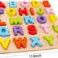 WOOD CITY Alphabet Puzzle - Educational ABC & Number Learning Toys for Toddlers, 2 Pack, Wooden, Ideal for Ages 1-3