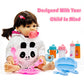 Baby Doll Accessories Magic Bottle Set Magic Disappearing Milk Juice Bottles Sippy Cups With Pacifiers Bowl Spoons, Doll Bottle Toys Feeding Pretend Playset For Kids Girls Ages 3+ (Small Set(10Pcs))