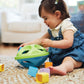 Green Toys Shape Sorter - Classic Plastic Toy for 6+ Months - Medium Size - Green/Blue - Model SPSA-1036