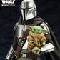 Kotobukiya Star Wars: The Mandalorian & Grogu with Beskar Staff ARTFX+ Statue  Multicolor
