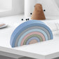 Atorse 7X Rainbow Stacking Toy For Boys Girls Kids Shape Matching Learning Blue|Baby | Toys For Baby | Developmental Baby Toys