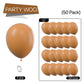Partywoo Caramel Brown Balloons, 50 Pcs 12 Inch Boho Brown Balloons, Matte Brown Balloons For Balloon Garland Or Balloon Arch As Party Decorations, Birthday Decorations, Wedding Decorations, Brown-F10