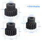 CrazyHobby RC Metal 54T 32P Spur Gear &15T/17T/19T Pinions Gear Set & 3.175mm Coupler for Traxxas Slash 4x4 4WD/2WD/VXL Rustler