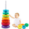Lbaibb Spinning Stacking Toys,Spin Toys For Toddlers 1-3,Montessori Toys For 1 Year Old,Rainbow Spin Tower,Autism Sensory Learning Toy,Suitable For Gifts For Boys And Girls