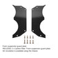 1.5Mm Carbon Fiber Air Dam Diffuser For Arrma 6S 1/7 Infraction/Limitless/Felony,Wheel Covers Lightweight Left And Right Carbon
