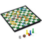 Kokosun Snakes And Ladders Board Game Set, Magnetic Folding Travel Game, Family Fun Toys/Gift For Kids And Adults (Right Angled Style-2)