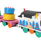 Thomas & Friends Motorized Toy Train, Wobbly Cake Thomas Engine With Cargo Cars & Pieces For Pretend Play Preschool Kids Ages 3+ Years