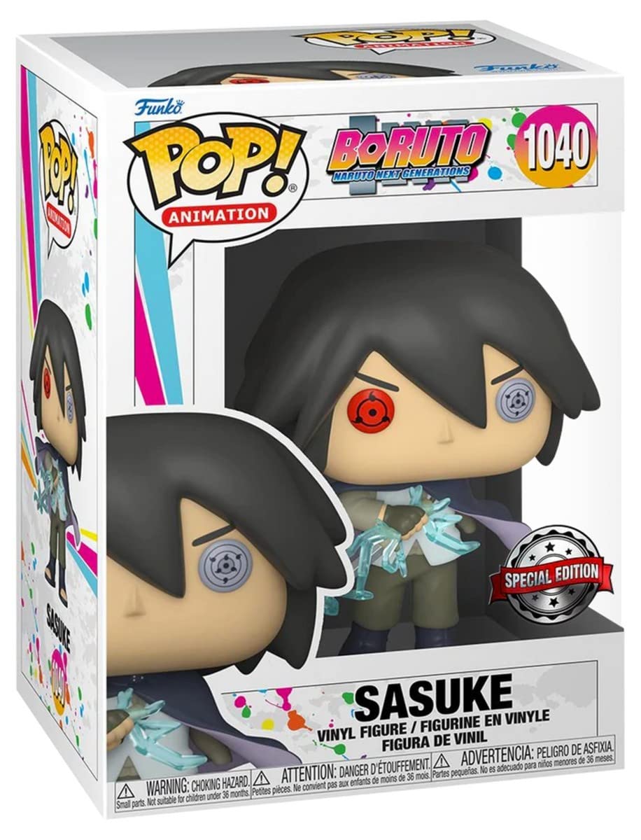Funko Pop! Sasuke Sharingan Special Edition - 3.75" Vinyl Figure - Multicolor - Model 54158 - Naruto Next Generations