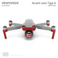 Wrapgrade Skin Compatible With Dji Air 2S | Accent Color A (Super Red)