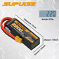 SUPULSE 4S Lipo Battery 14.8V 50C 2200mAh with XT60 Plug T Plug Soft Case Battery for RC Airplane Helicopter RC Boat RC Car Truc