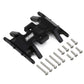 INJORA RC Skid Plate for Axial SCX24 Bronco Gladiator Deadbolt C10 Upgrades Parts 1/24 RC Crawler(Black