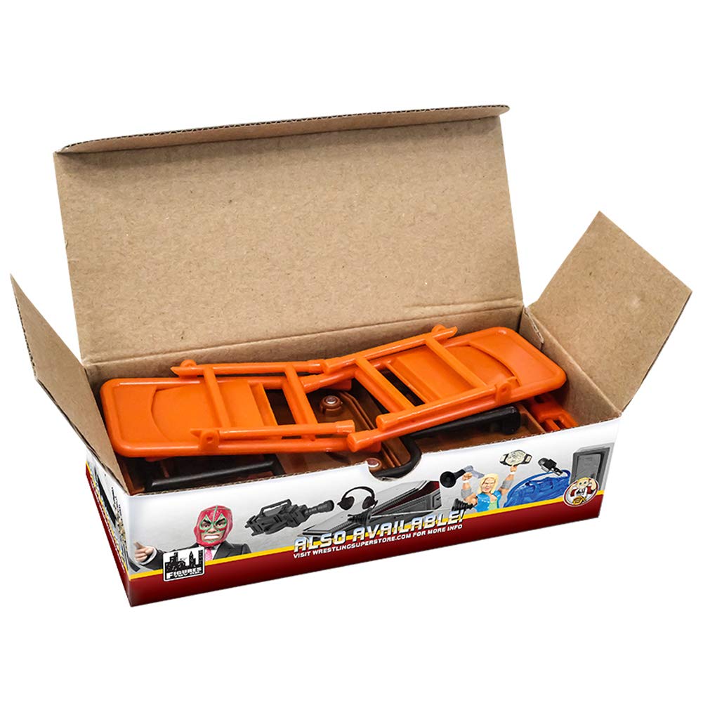 Ultimate Ladder, Table & Chairs Orange Playset For Wrestling Action Figures