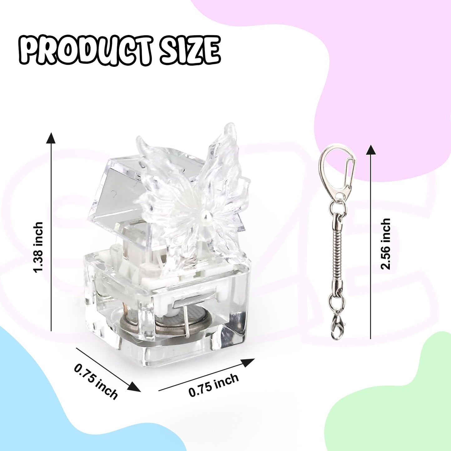 Keyboard Fidget Toy For Adults With Sound (Butterfly)