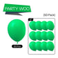 Partywoo Clover Green Balloons, 50 Pcs 12 Inch Malachite Green Balloons, Green Balloons For Balloon Garland Balloon Arch As Party Decorations, Birthday Decorations, Baby Shower Decorations, Green-Y24