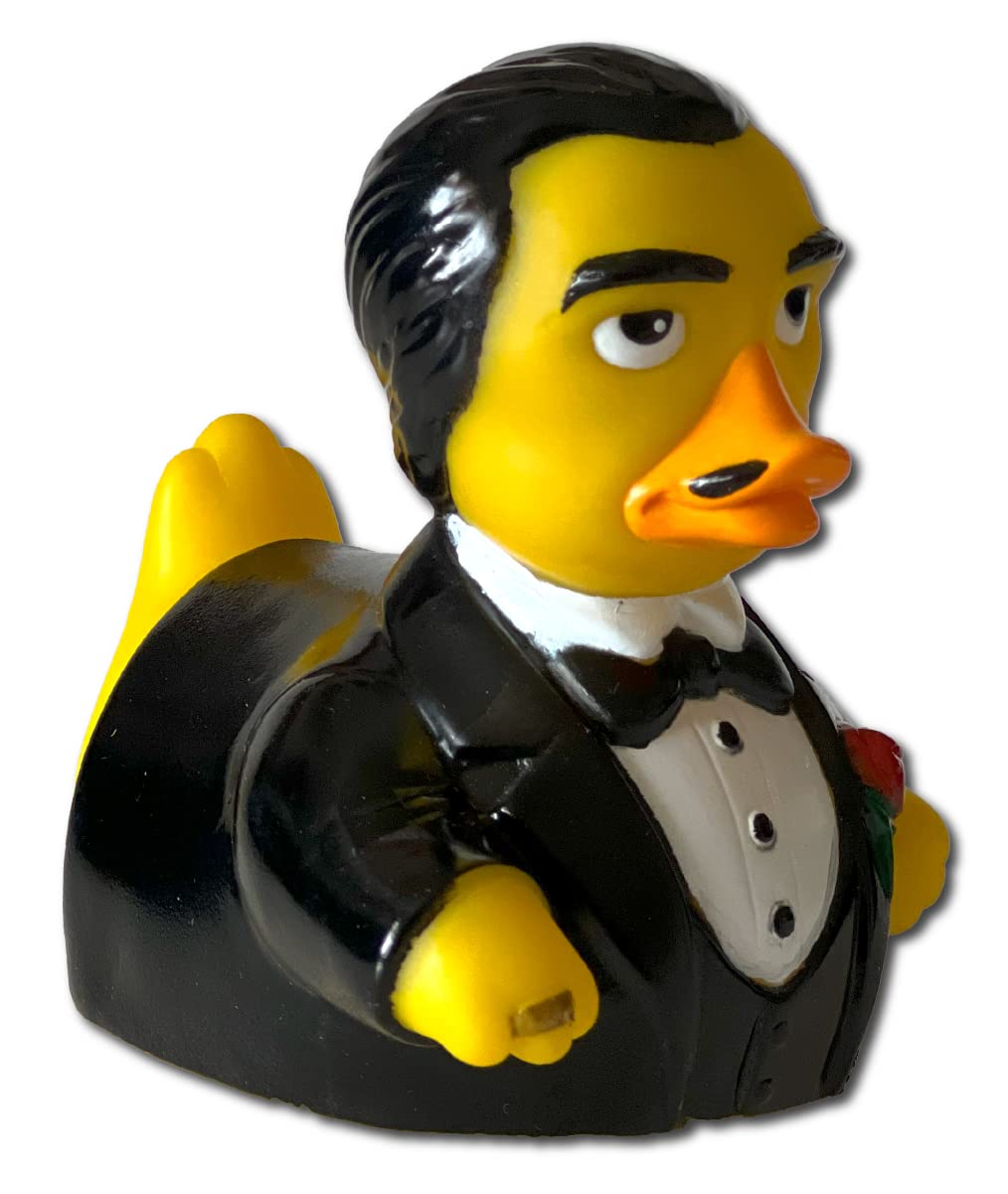 Celebriducks - The Godfeather - Floating Rubber Ducks - Collectible Bath Toy Gift For Kids & Adults Of All Ages