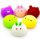 6 Pcs Mochi Squishy Toys For Kids Party Favors, Mini Round Animals Toys Kawaii Squishies For Classroom Prizes, Easter Basket And
