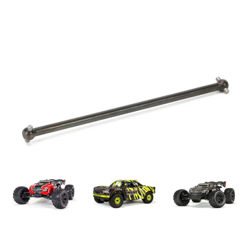 RCAWD Center Driveshaft Dogbone 135mm #45 Steel AR310460 ARAC4033 for Arrma Kraton Mojave Talion 6S BLX Upgrade Parts (Black)