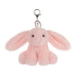 Apricot Lamb Cute Toys Plush Pink Bunny Rabbit Stuffed Animal Soft Keychain For Kids Bag, Purse, Backpack, Handbag (Pink Bunny，4.7 Inches)
