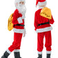 Exlita Children'S Santa Claus Suit 8Pc. Boys Child Velvet Christmas Costume For Kids Halloween Christmas Cosplay Fancy Party, Red