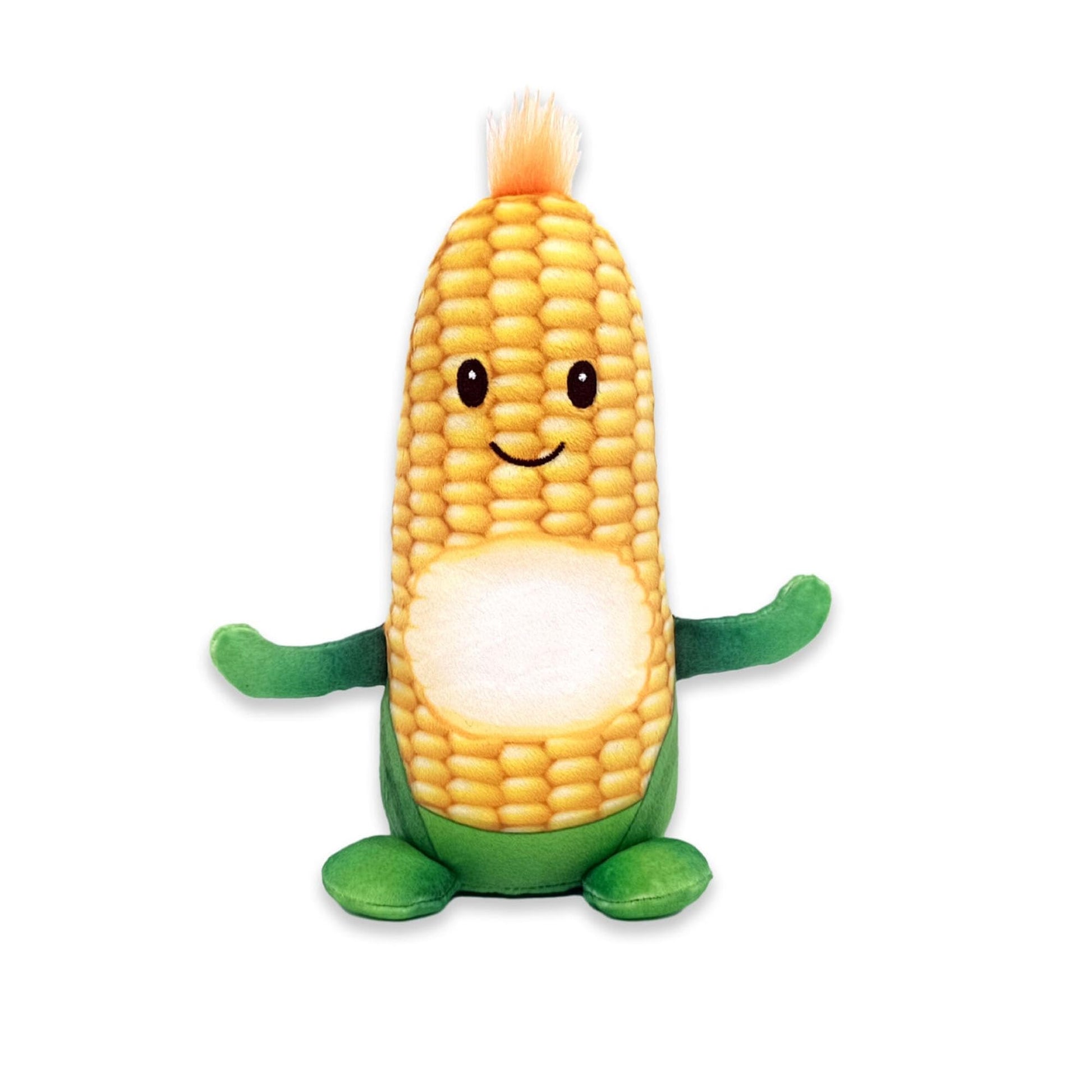 PLUSHOLOGY Squishy Corn Cob Stuffed Animal; Ultra Soft and Cuddly Plush Toy for Kids 3 Years Old to mature-themeds; Child-Safe Embroidered Eyes adds a Unique Aesthetic; (7 Tall)