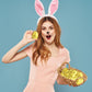 The Dreidel Company Golden Easter Eggs Metallic Gold, Goodie Basket Prize, Eggs Are Hinged, 2.38' Inch (12-Pack)
