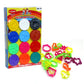 Rabbit Mega Joy Pack  12 Color Modeling Dough Set for Kids with 24 Molds + Tools | Fun Activity Set with Roller & Cutter | Mult